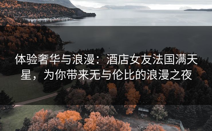 体验奢华与浪漫：酒店女友法国满天星，为你带来无与伦比的浪漫之夜